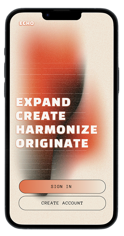 Home screen mockup