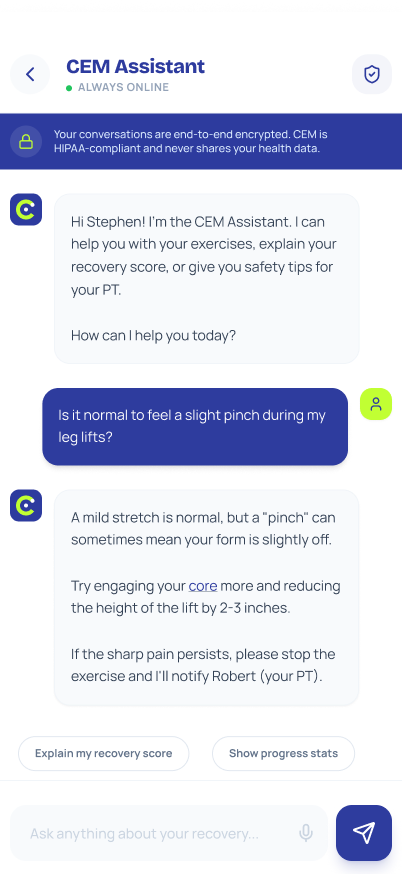 CEM PT AI assistant