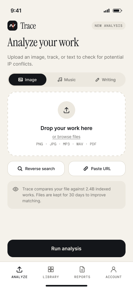 TRACE — Upload